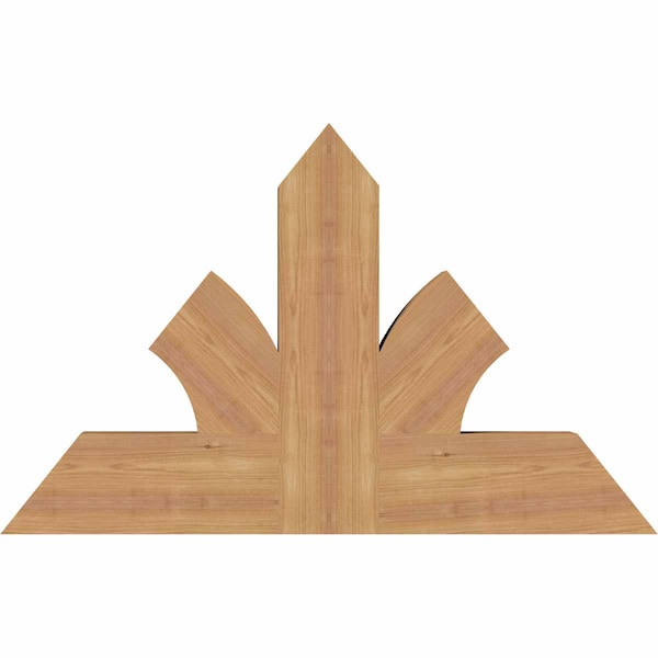Ekena Millwork Richland Timber Gable Bracket, Western Red Cedar, 36"W x 23"H x 3 1/2"D x 5 1/2"F, 15/12 Pitch GBW036X23X0406RIC00SWR - main